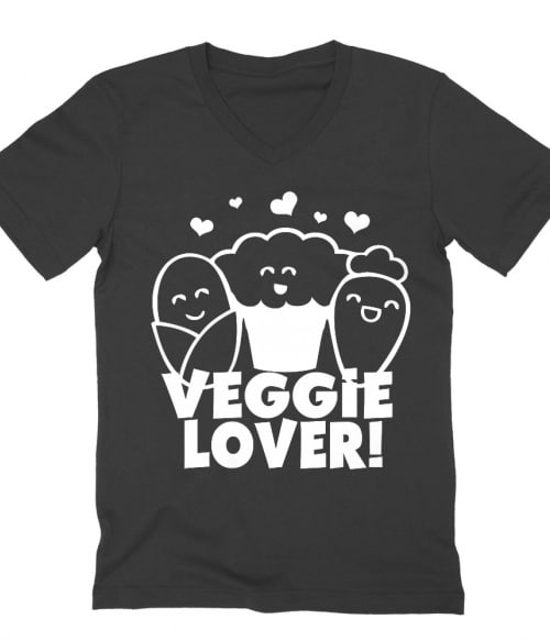 Cute veggie lover Póló - Ha Vegetarian rajongó ezeket a pólókat tuti imádni fogod!