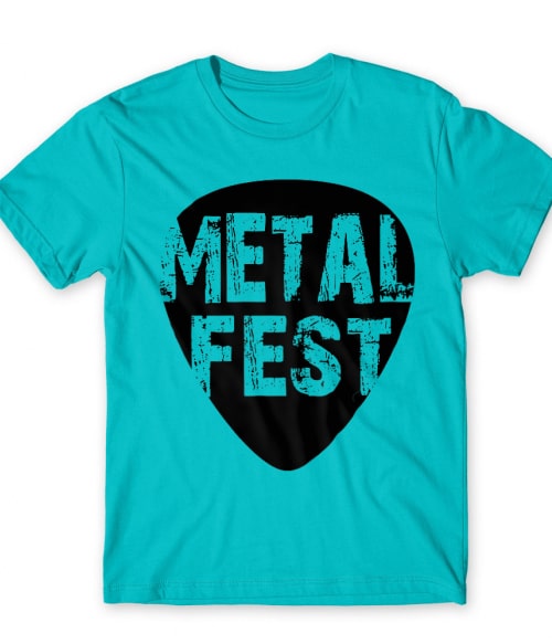 Metal Fest Fesztivál Férfi Póló - Fesztivál