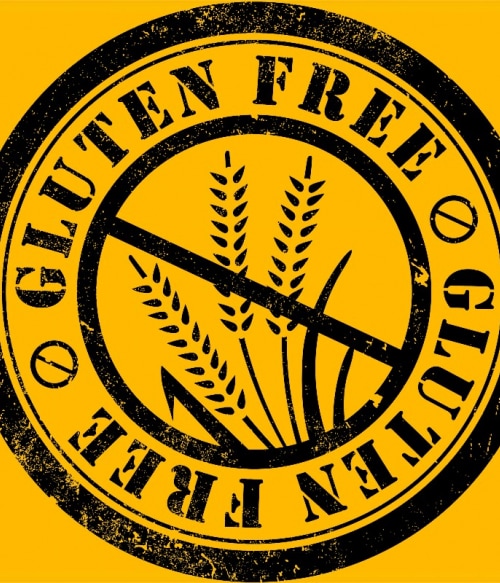 Gluten free logo Vegetáriánus Pólók, Pulóverek, Bögrék - Vegetáriánus