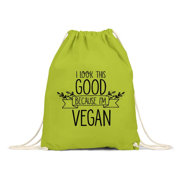 I look this good because I'm vegan