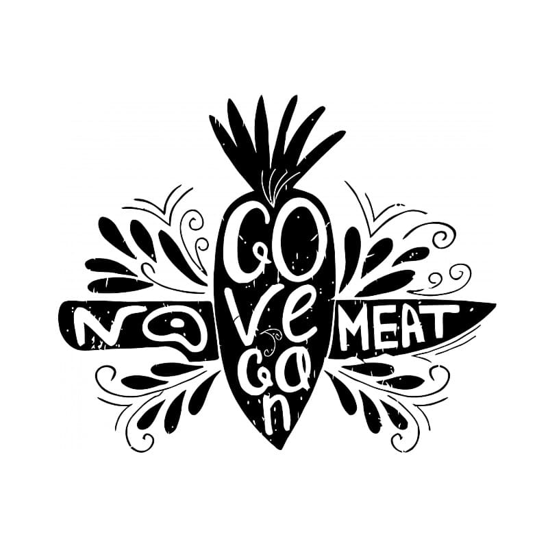 No meat go vegan