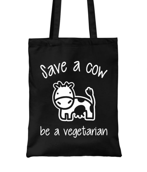 Save a cow Vegetáriánus Táska - Vegetáriánus