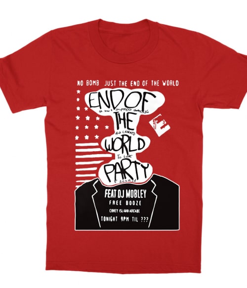 End of the world party Póló - Ha Mr Robot rajongó ezeket a pólókat tuti imádni fogod!