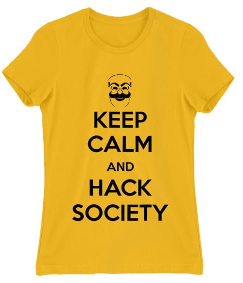 Keep calm and hack society Póló - Ha Mr Robot rajongó ezeket a pólókat tuti imádni fogod!