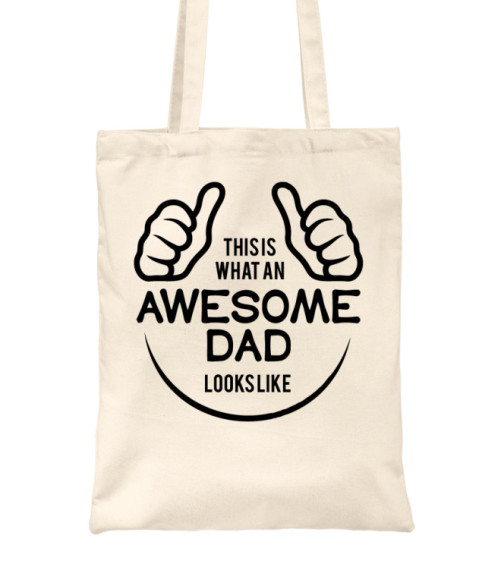 This is what an awesome dad looks like Apa Táska - Család