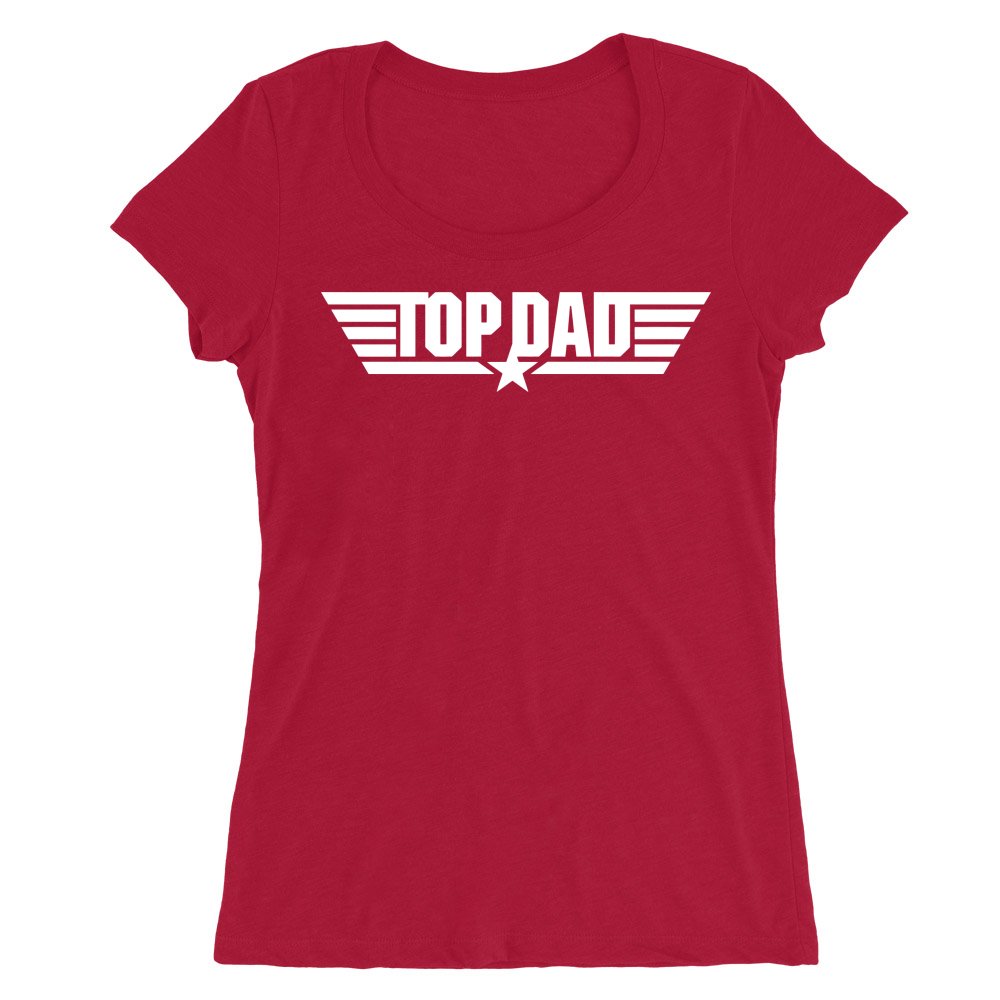 Topdad logo Női O-nyakú Póló