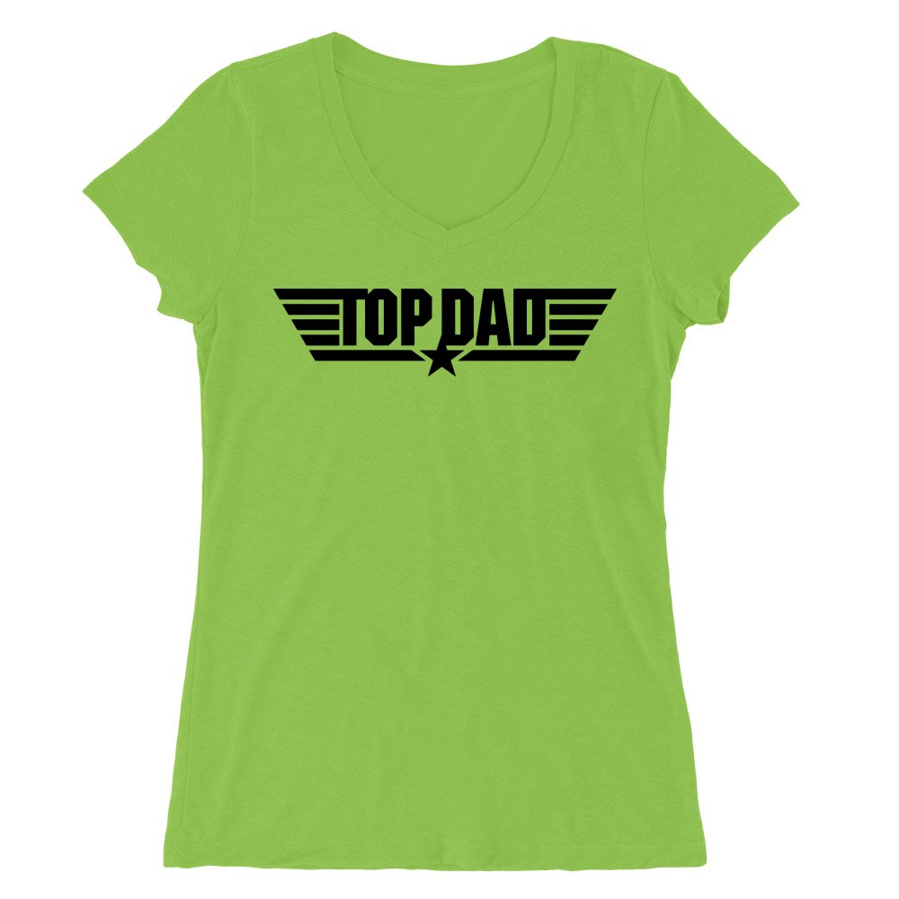 Topdad logo Női V-nyakú Póló