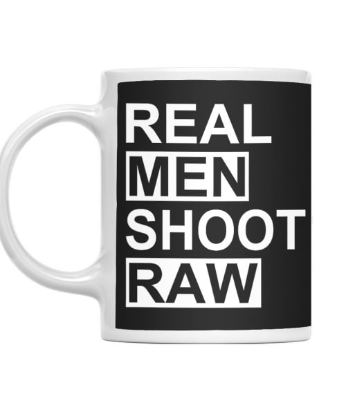 Real man shoot raw Szolgátatás Bögre - Szolgátatás