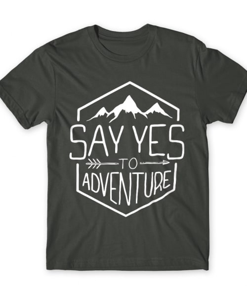 Say yes to the adventure Évszakok Férfi Póló - Nyár