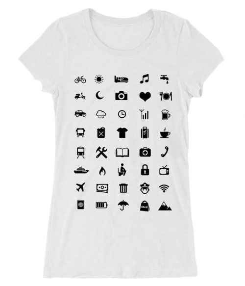 Travel icon t-shirt Póló - Ha Summer rajongó ezeket a pólókat tuti imádni fogod!