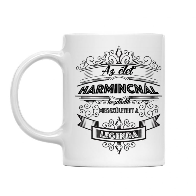 Az élet harmincnál kezdődik - Bögre