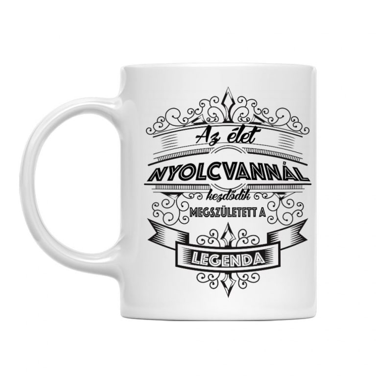 Az élet nyolcvannál kezdődik - Bögre