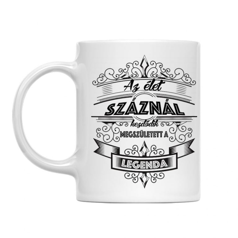 Az élet száznál kezdődik - Bögre