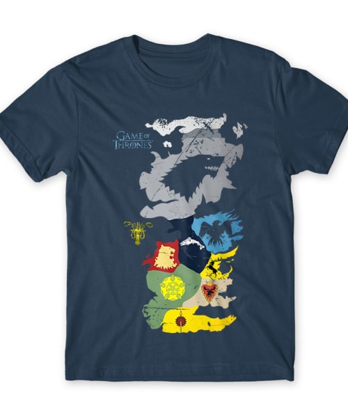 Game of thrones map Póló - Ha Game of Thrones rajongó ezeket a pólókat tuti imádni fogod!