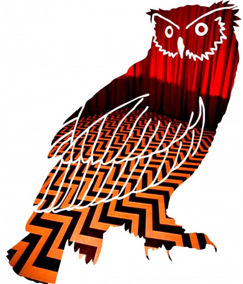Redroom owl Bűnügyi Pólók, Pulóverek, Bögrék - Twin Peaks