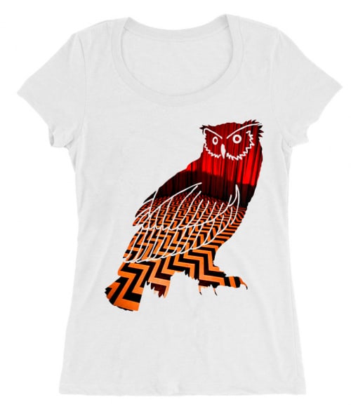 Redroom owl Póló - Ha Twin Peaks rajongó ezeket a pólókat tuti imádni fogod!