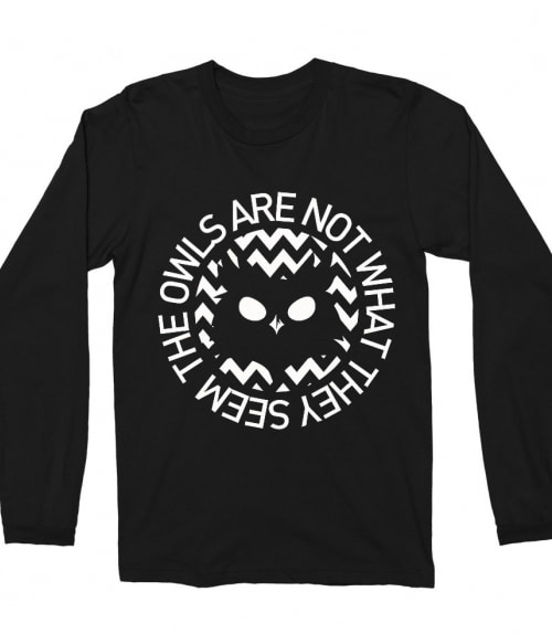 The owls are not what they seem 2 Póló - Ha Twin Peaks rajongó ezeket a pólókat tuti imádni fogod!