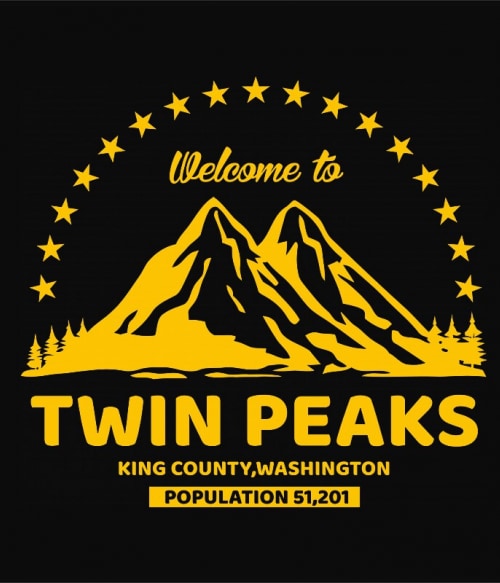 Welcome Twin Peaks Bűnügyi Pólók, Pulóverek, Bögrék - Twin Peaks