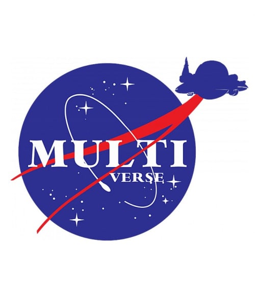 Multiverse Nasa logo Rajzfilmek Pólók, Pulóverek, Bögrék - Sorozatos
