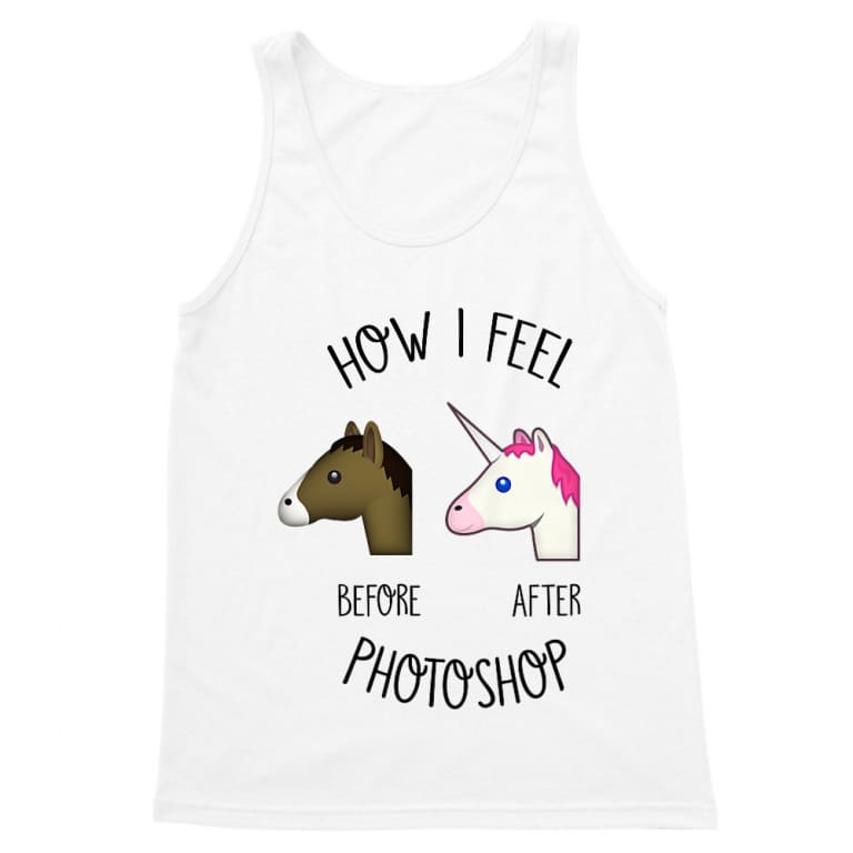 Before After Photoshop Unicorn