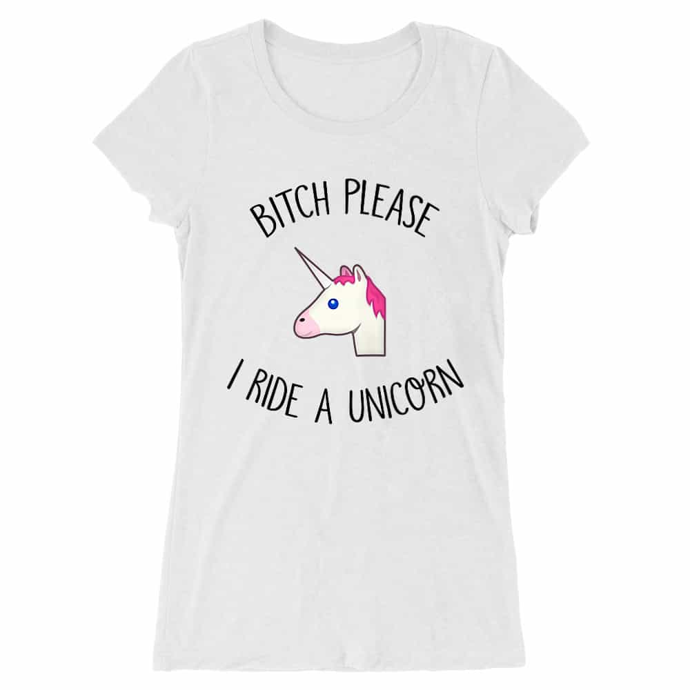 Beach please I ride a unicorn Női Hosszított Póló