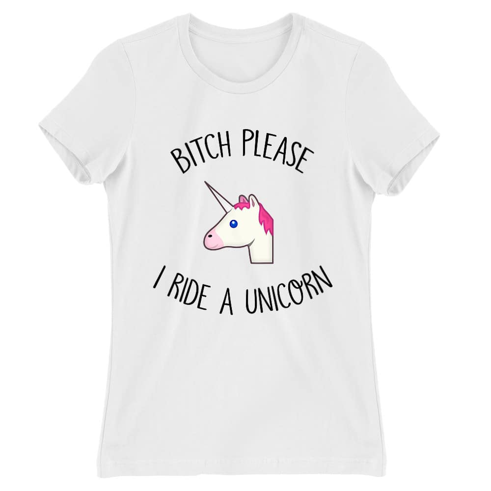 Beach please I ride a unicorn Női Póló