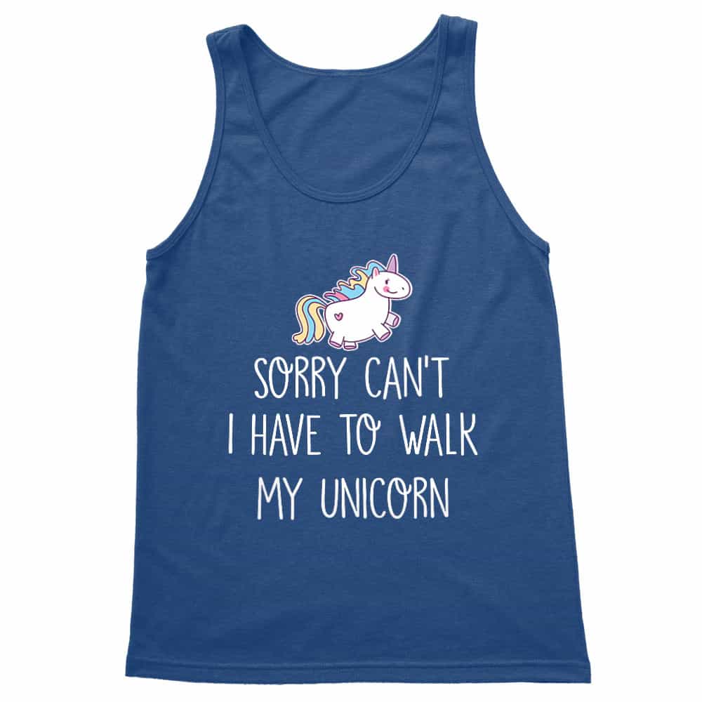 I have to walk my unicorn Férfi Trikó