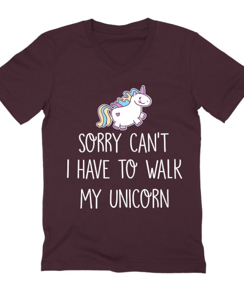 I have to walk my unicorn Póló - Ha Unicorn rajongó ezeket a pólókat tuti imádni fogod!