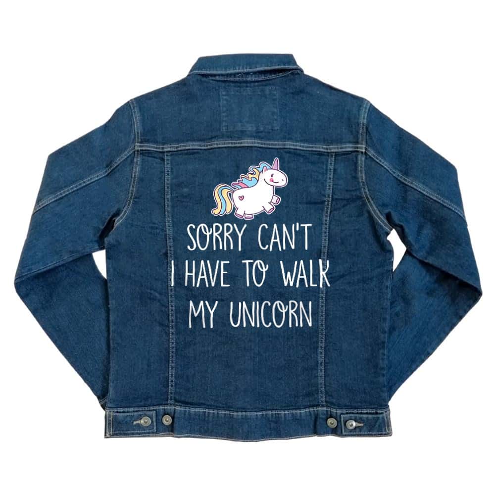 I have to walk my unicorn Unisex Farmerkabát