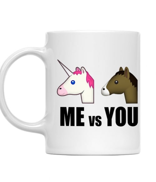Me vs You unicorn Unikornis Bögre - Unikornis