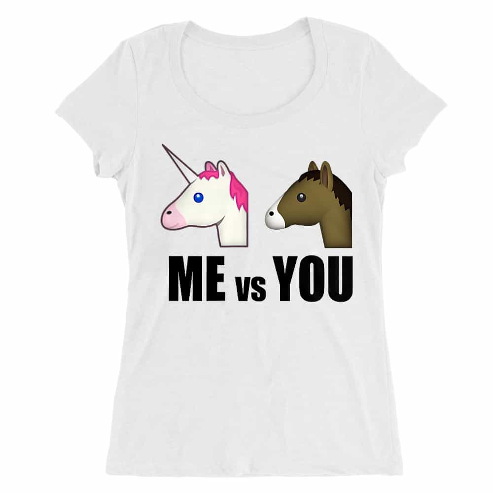 Me vs You unicorn Női O-nyakú Póló