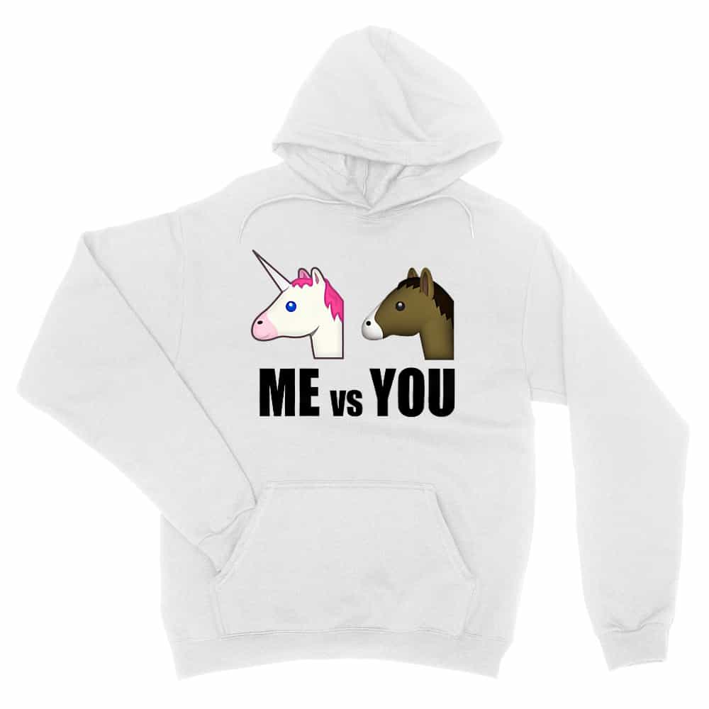 Me vs You unicorn Unisex Pulóver