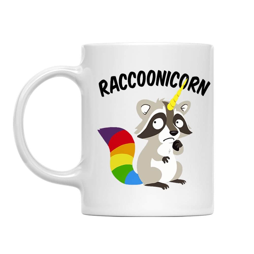 Raccoonicorn Bögre
