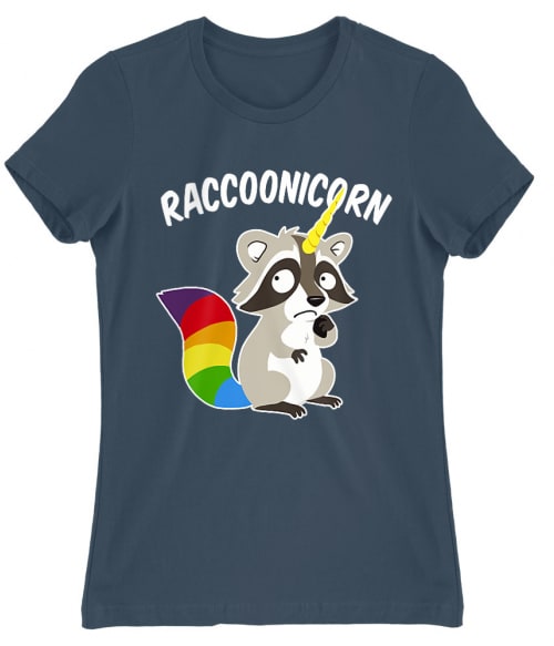 Raccoonicorn Unikornis Női Póló - Unikornis