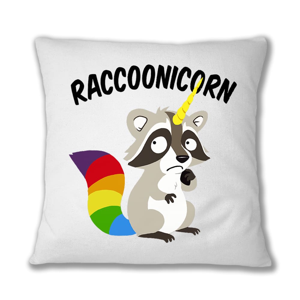 Raccoonicorn Párnahuzat