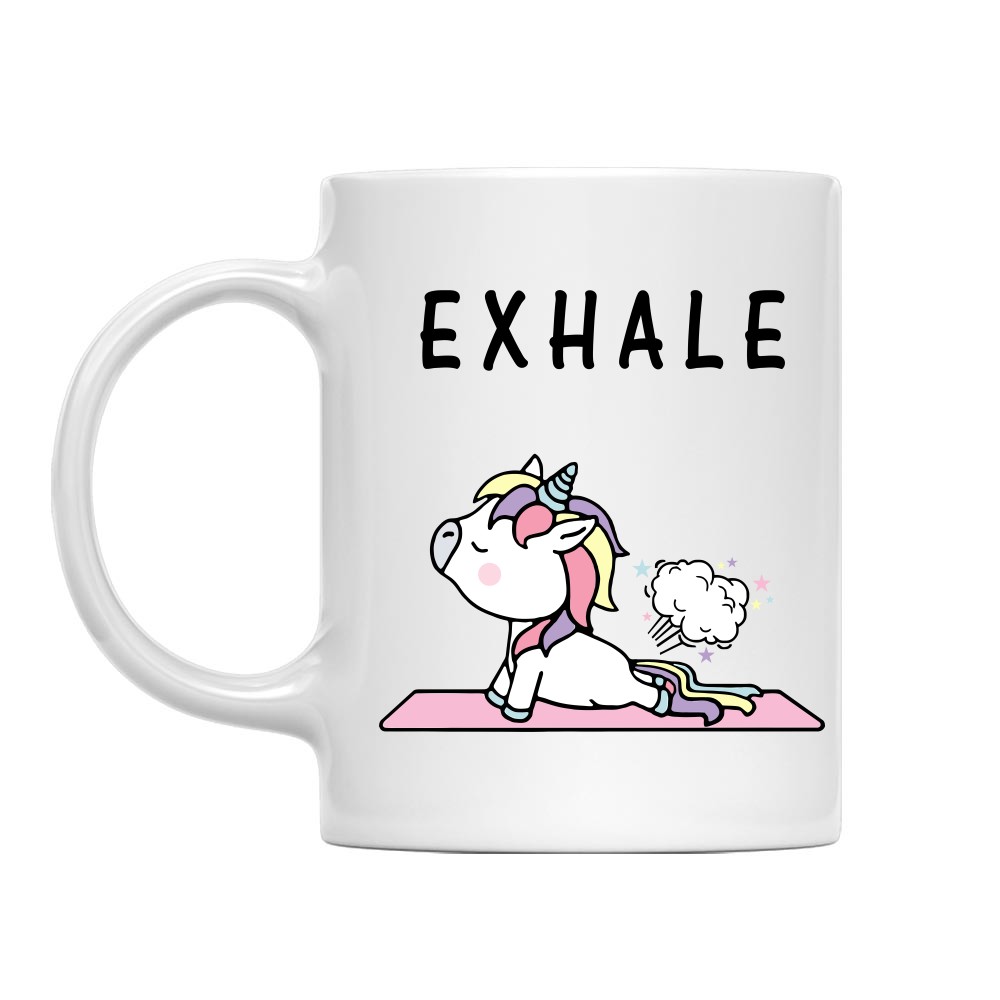 Unicorn exhale Bögre