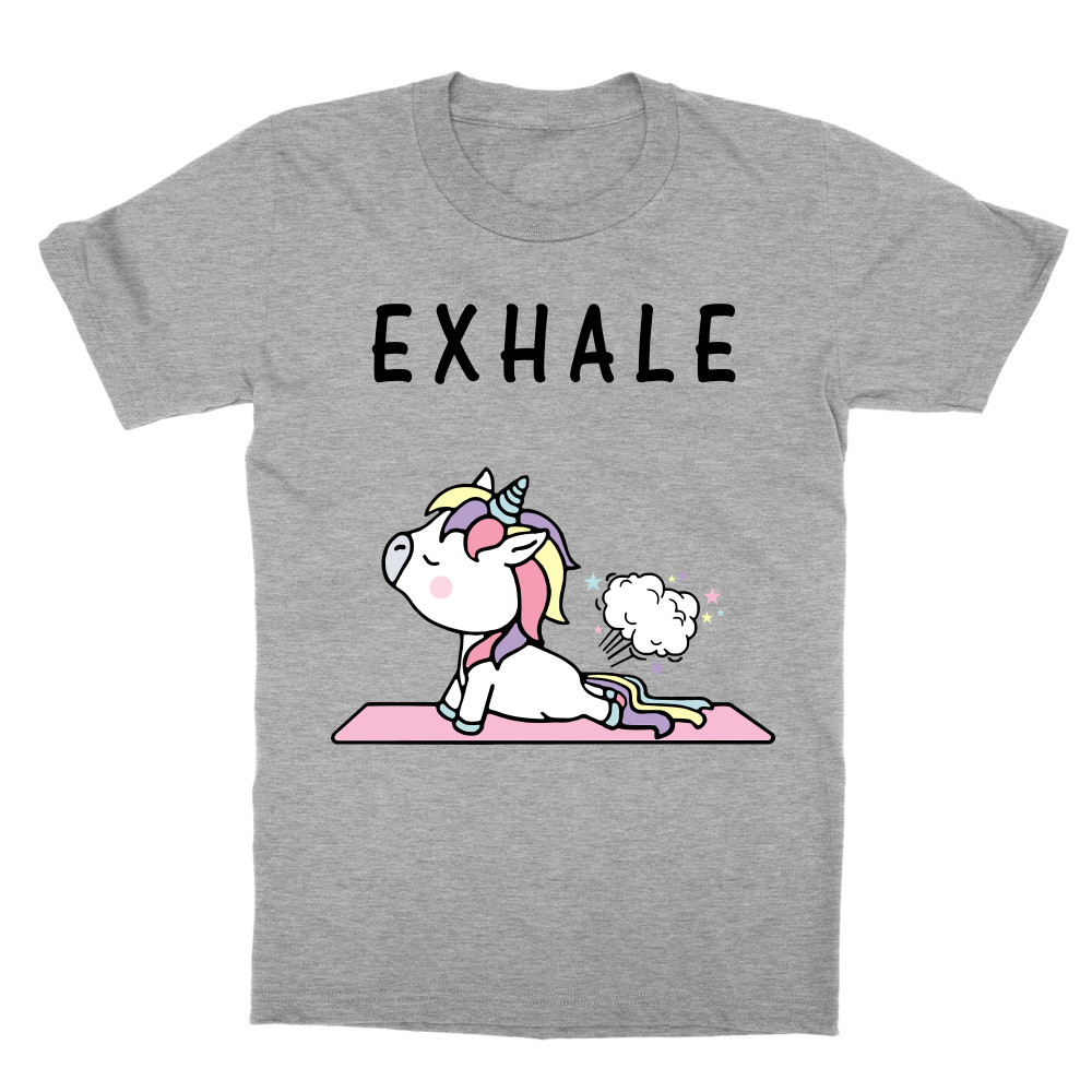 Unicorn exhale Gyerek Póló