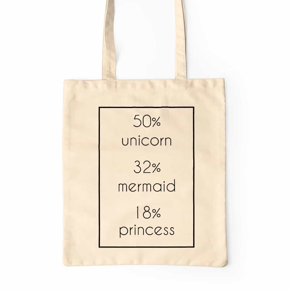 Unicorn Mermaid Princess Prémium Vászontáska
