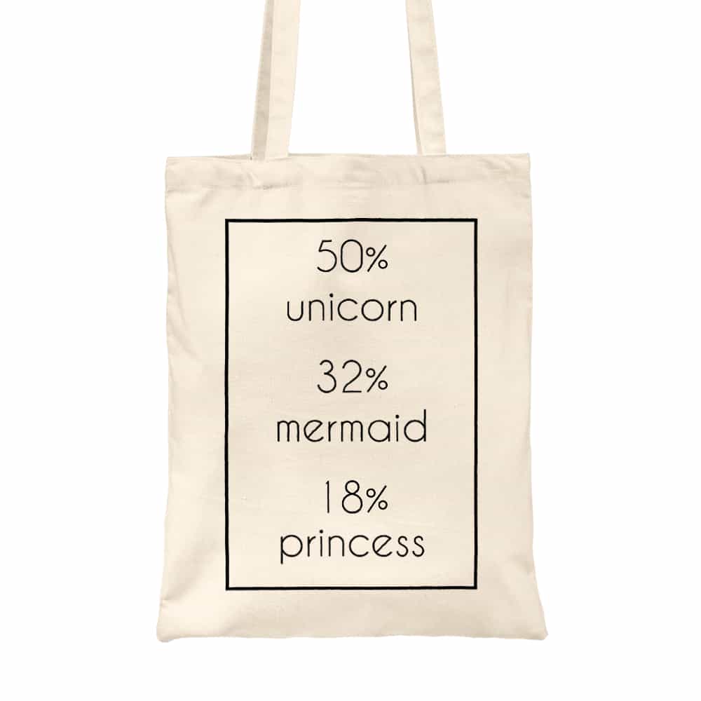 Unicorn Mermaid Princess Vászontáska