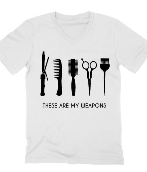 Hair weapons Póló - Ha Hairdresser rajongó ezeket a pólókat tuti imádni fogod!