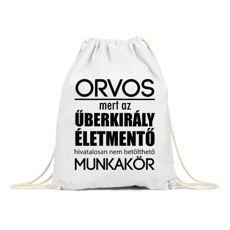 Űberkirály orvos - Tornazsák