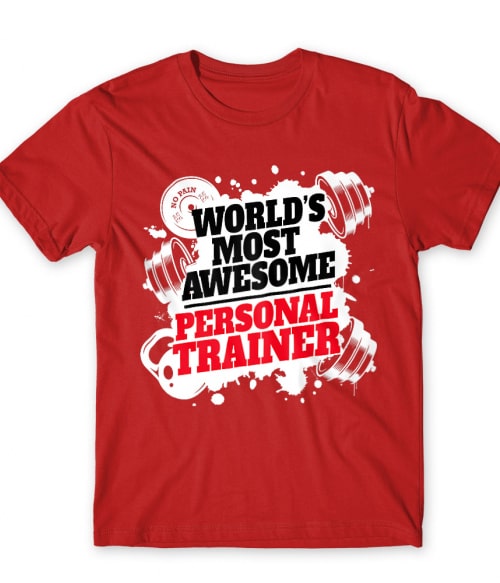 Awesome personal trainer Személyi edzőknek Póló - Szolgátatás