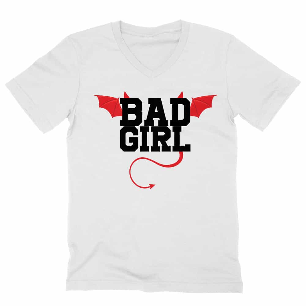 Bad girl devil Férfi V-nyakú Póló