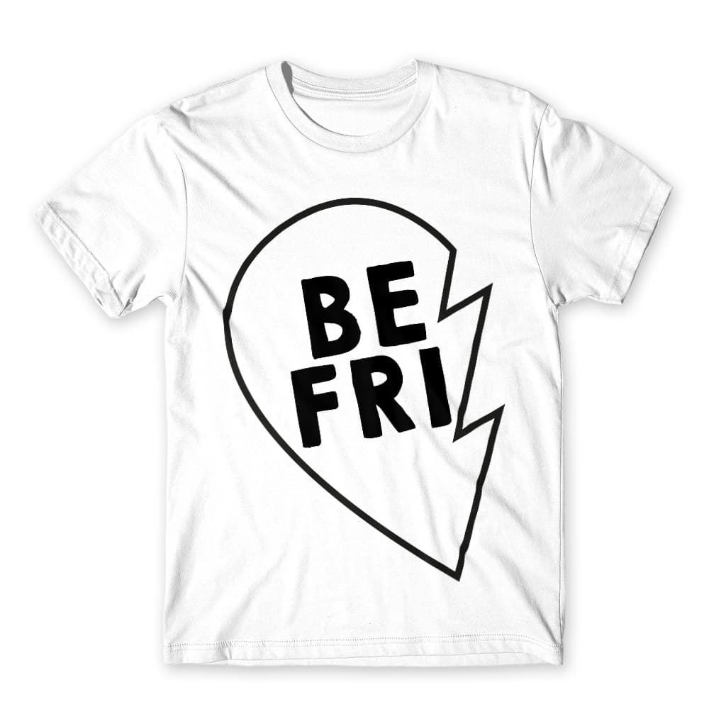 Best Friends Heart Left Férfi Póló
