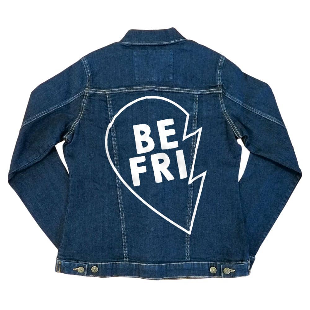 Best Friends Heart Left Női Farmerkabát