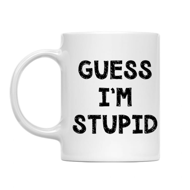Guess I'm stupid