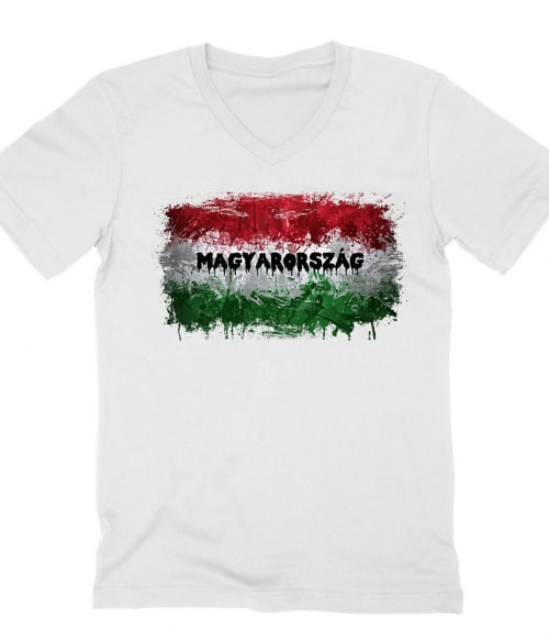 Magyarország Zászló Splash Póló - Ha Football rajongó ezeket a pólókat tuti imádni fogod!