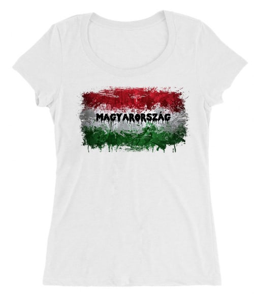 Magyarország Zászló Splash Póló - Ha Football rajongó ezeket a pólókat tuti imádni fogod!