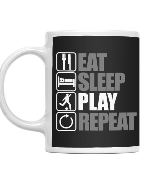 Eat Sleep Play Focis Bögre - Sport