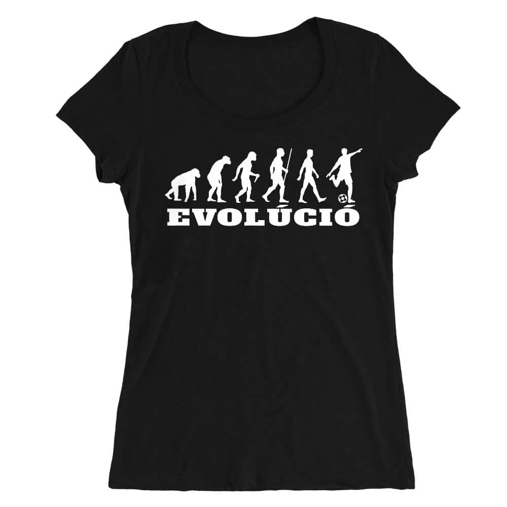 Football evolution Női O-nyakú Póló